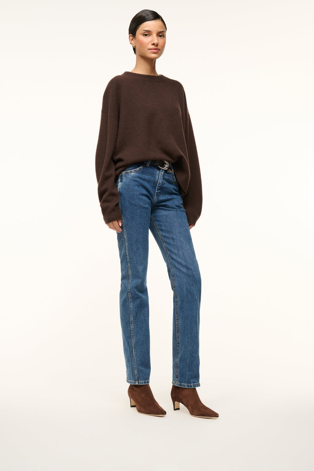 WALLY ANKLE BOOT MAHOGANY SUEDE - STAUD outlet