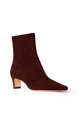 WALLY ANKLE BOOT MAHOGANY SUEDE - STAUD outlet