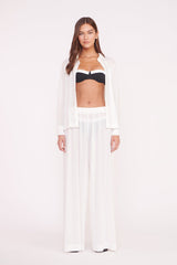 MARZA PANT WHITE - STAUD online
