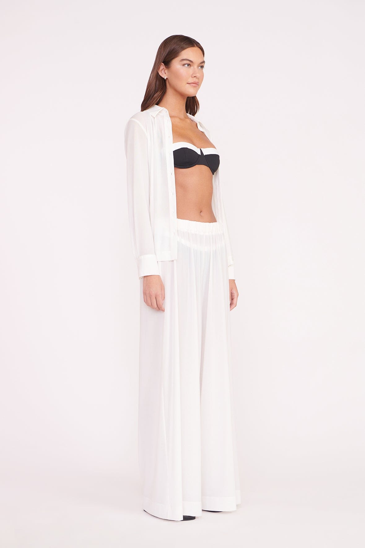 MARZA PANT WHITE - STAUD online