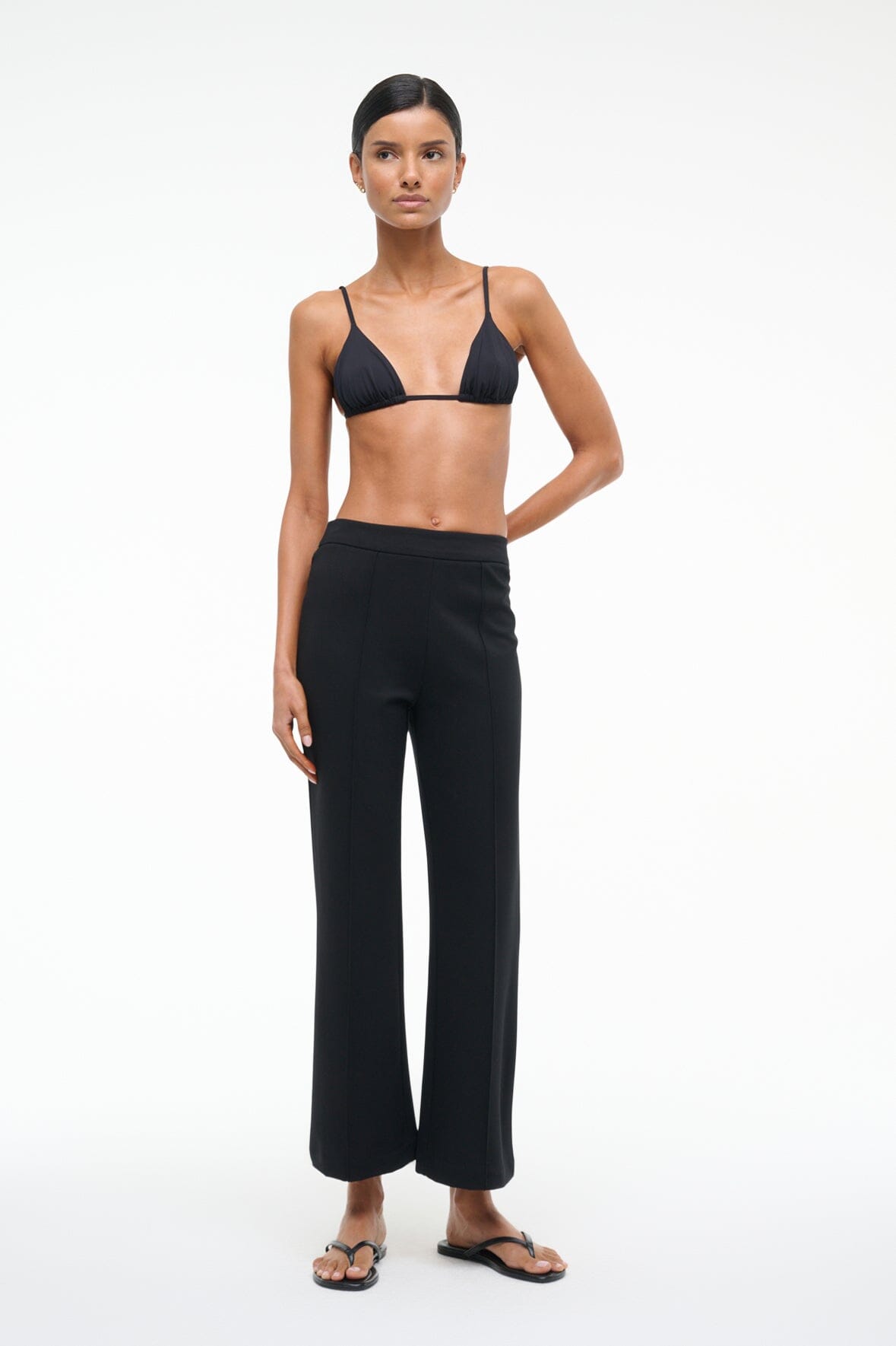 KNACK PANT BLACK - STAUD sale
