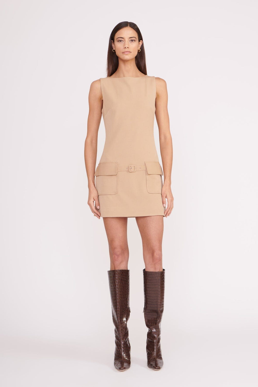 SHEILA DRESS CAMEL - STAUD outlet
