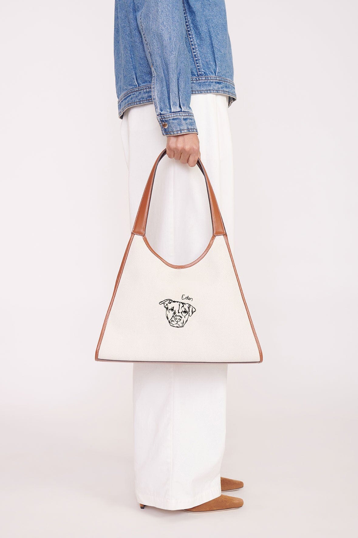 C.BONZ CUSTOM SOFT REY TOTE BAG CREAM TAN - STAUD US