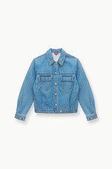 CUSTOM CLASSIC OVERSIZED RYAN JACKET MEDIUM WASH - STAUD near me