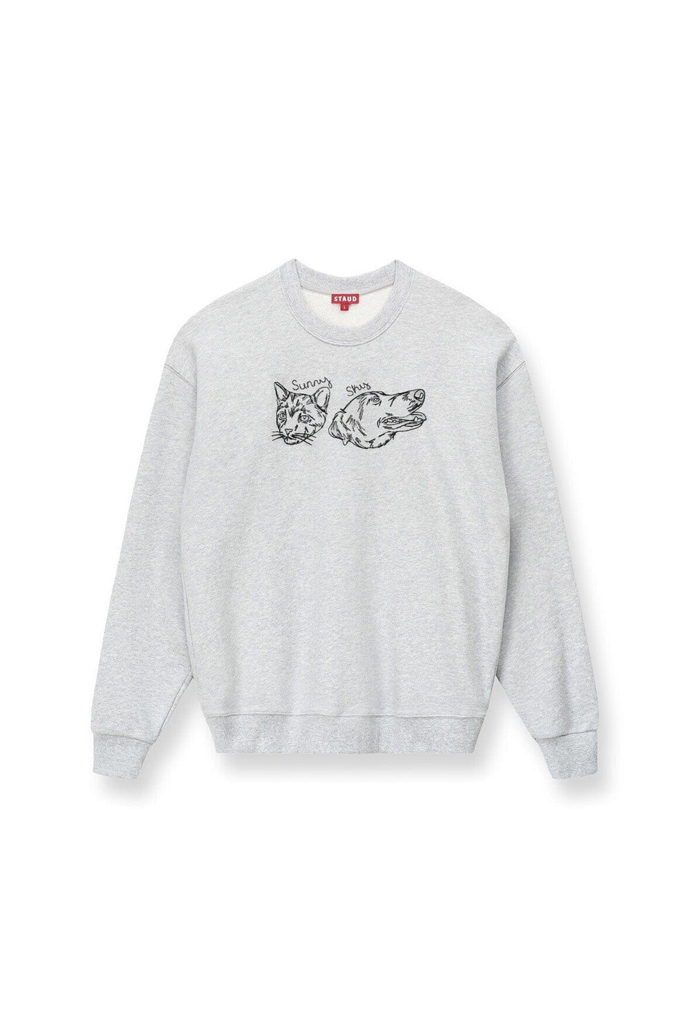 CUSTOM x C.BONZ OVERSIZED SWEATSHIRT GREY - STAUD outlet