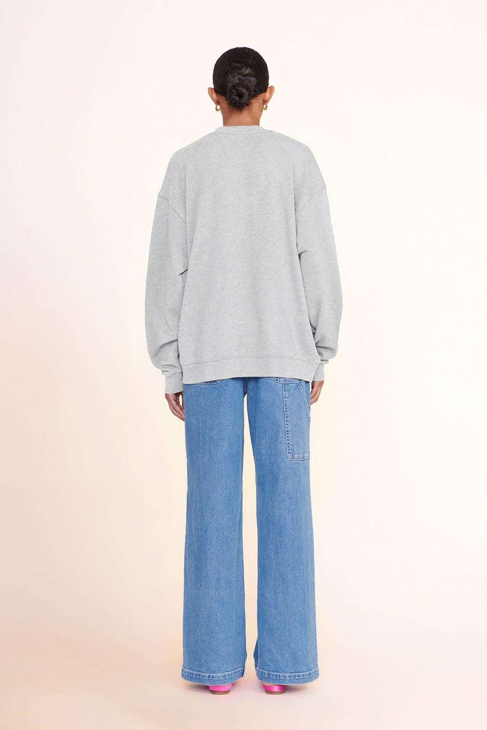 CUSTOM x C.BONZ OVERSIZED SWEATSHIRT GREY - STAUD outlet