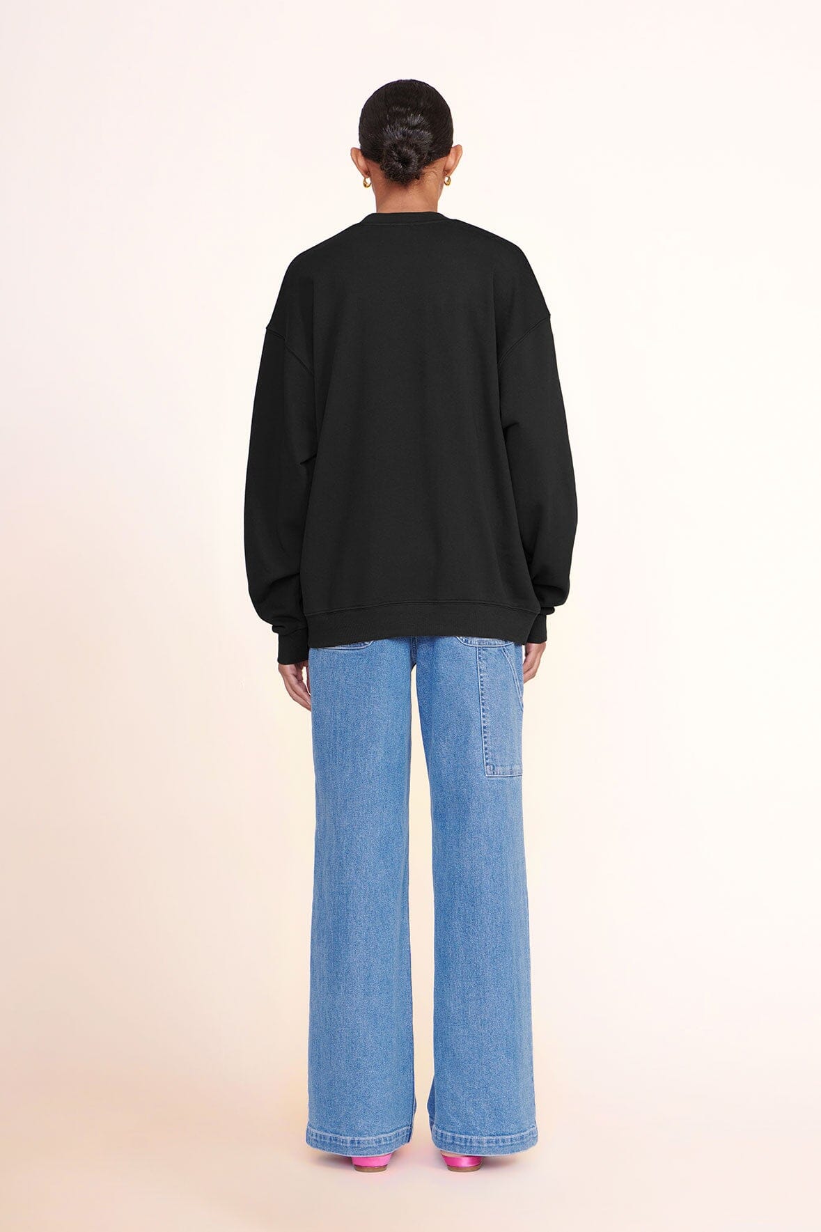 CUSTOM x C.BONZ OVERSIZED SWEATSHIRT GREY - STAUD for sale