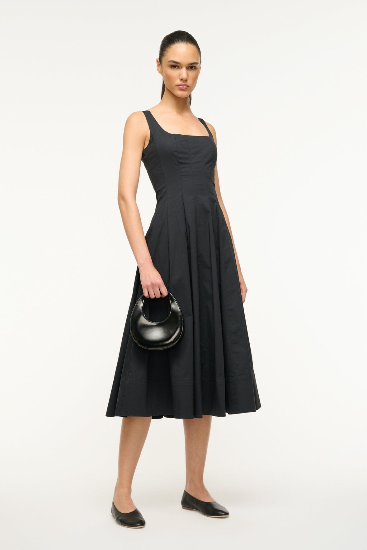 GOOD NIGHT MOON BAG BLACK - STAUD for sale