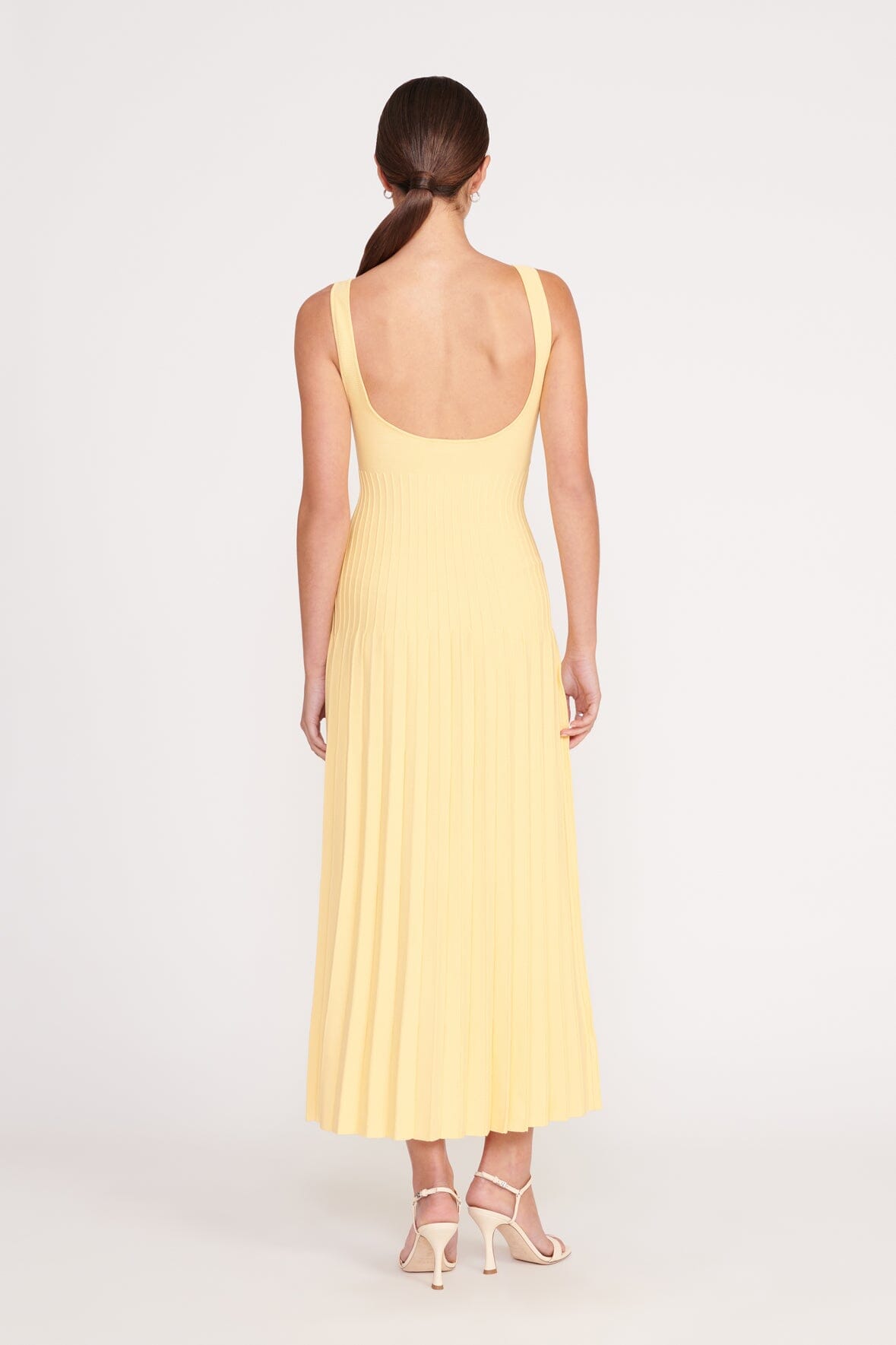 ELLISON DRESS LEMON DROP - STAUD for sale