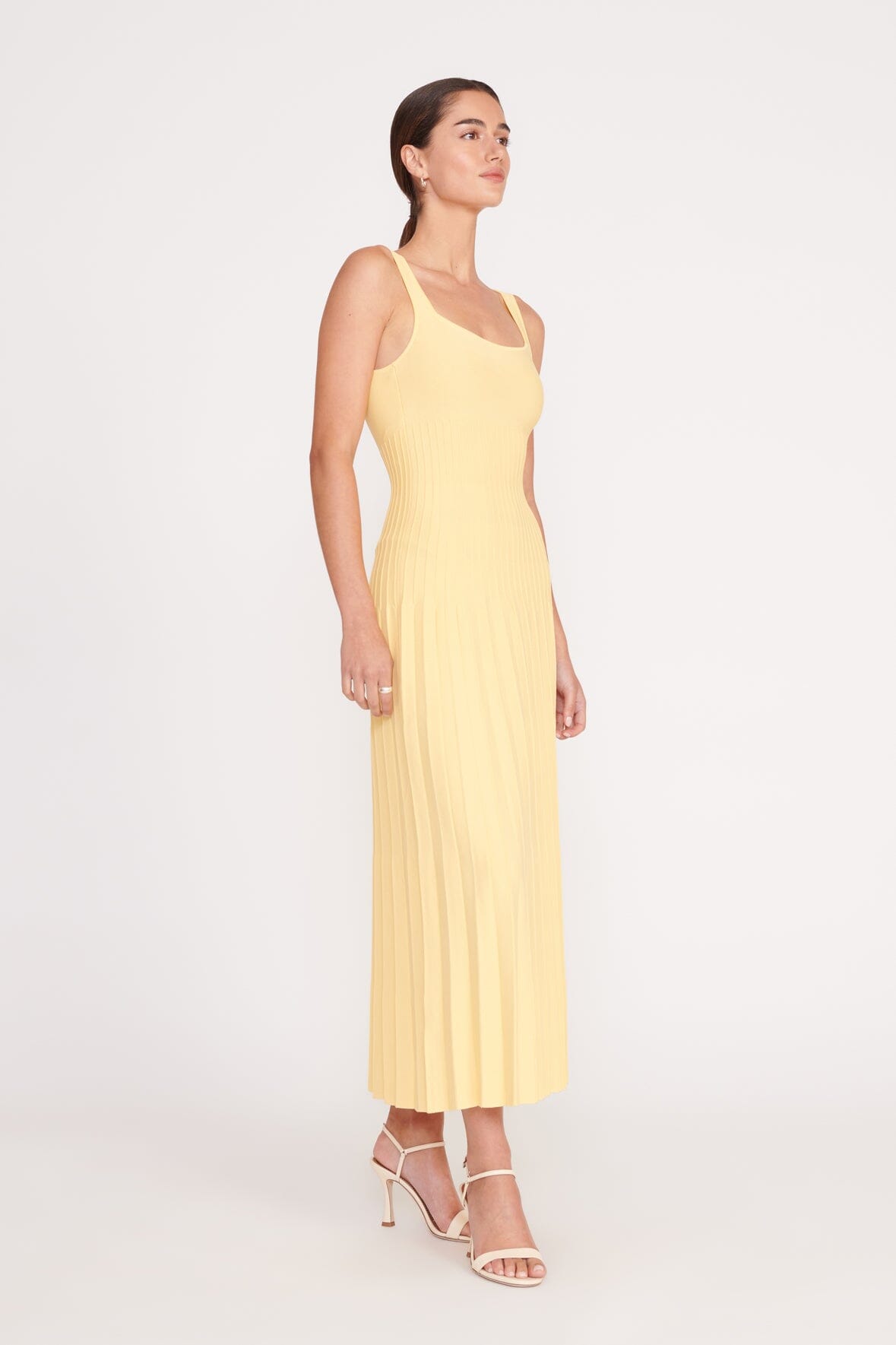 ELLISON DRESS LEMON DROP - STAUD for sale