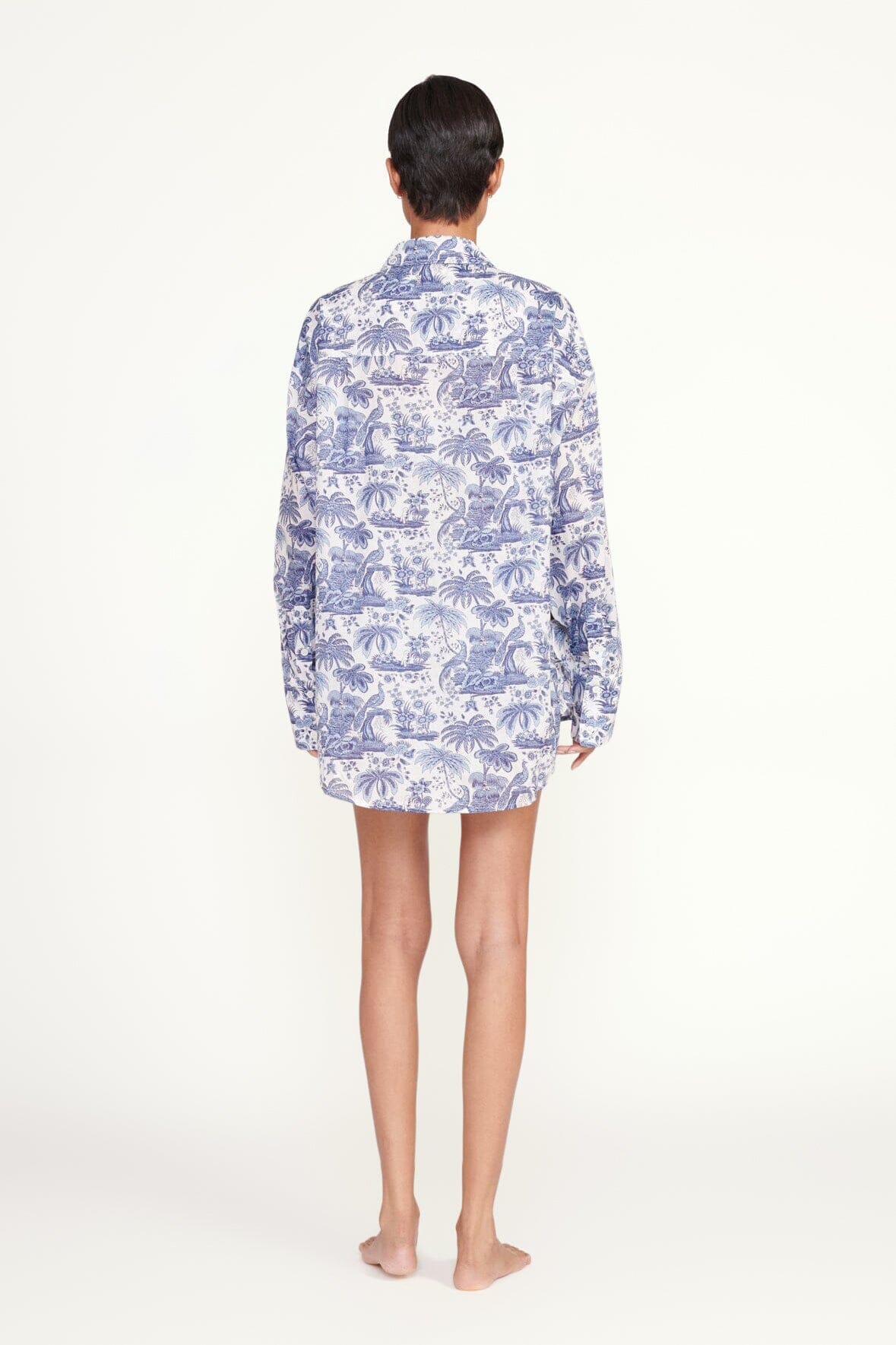 COLTON SHIRT BLUE TOILE - STAUD outlet
