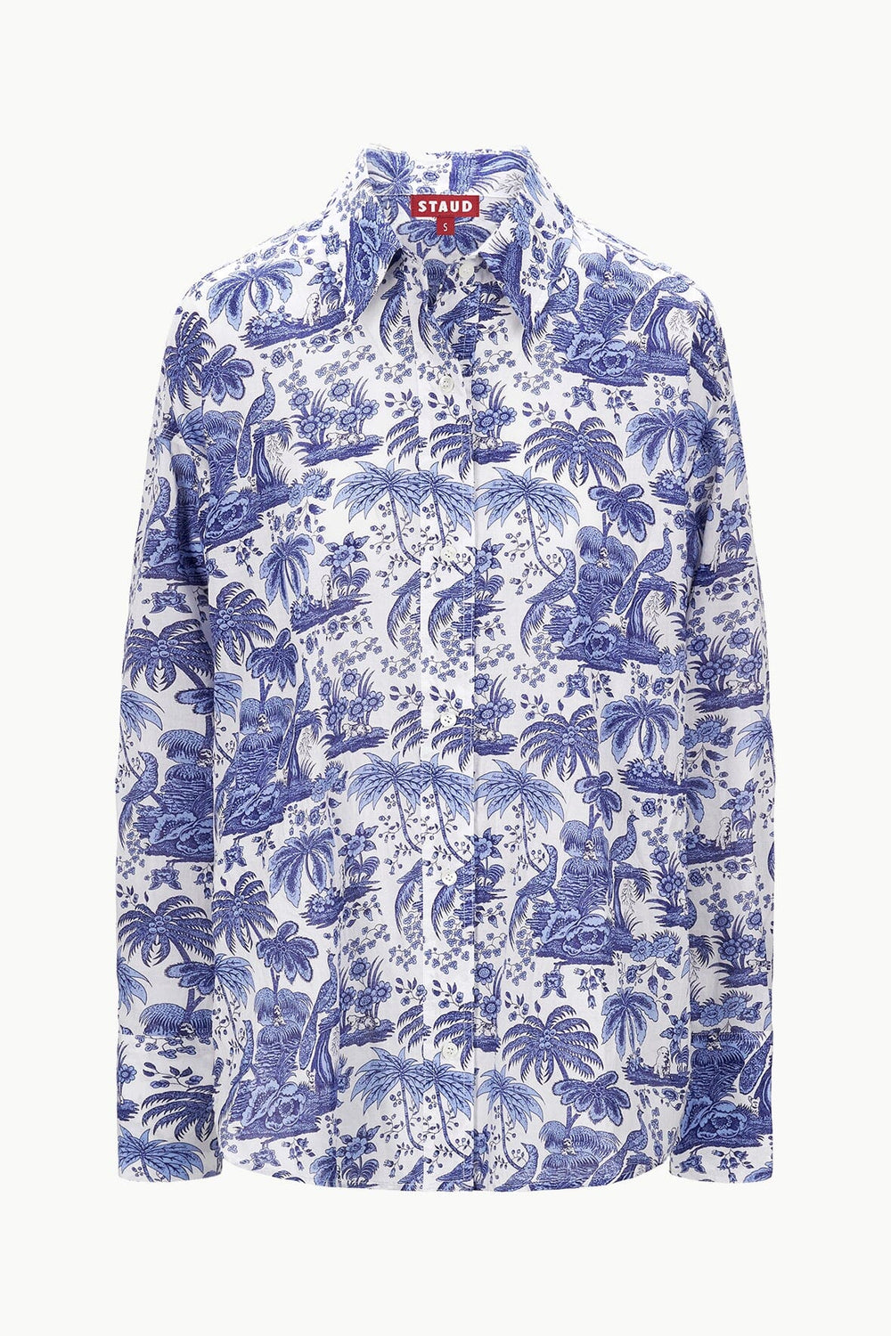 COLTON SHIRT BLUE TOILE - STAUD outlet
