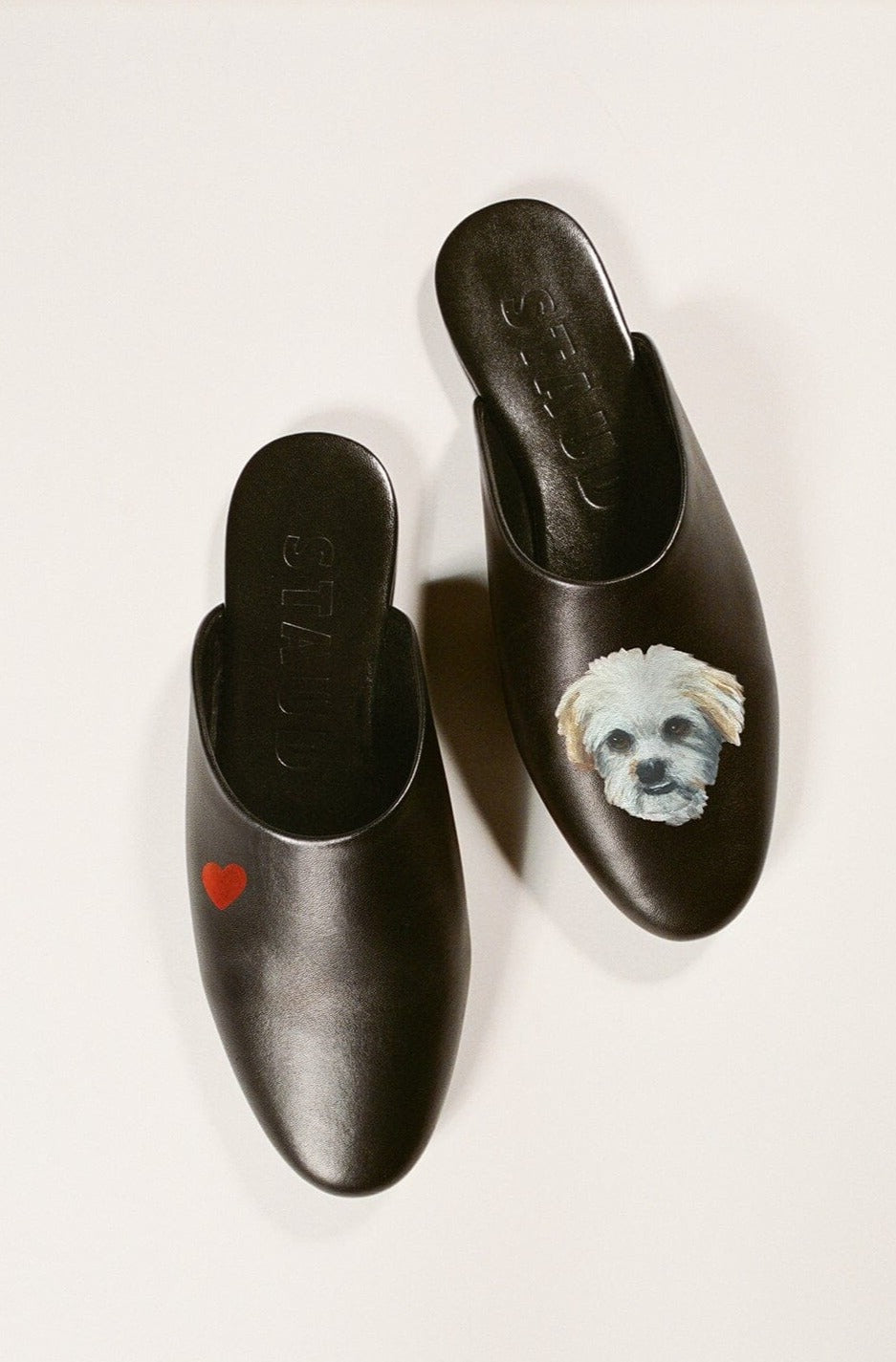 CUSTOM ABBY SLIPPER BLACK - STAUD outlet