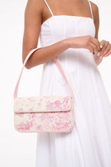 TOMMY BAG IVORY CHERRY BLOSSOM TOILE - STAUD for sale
