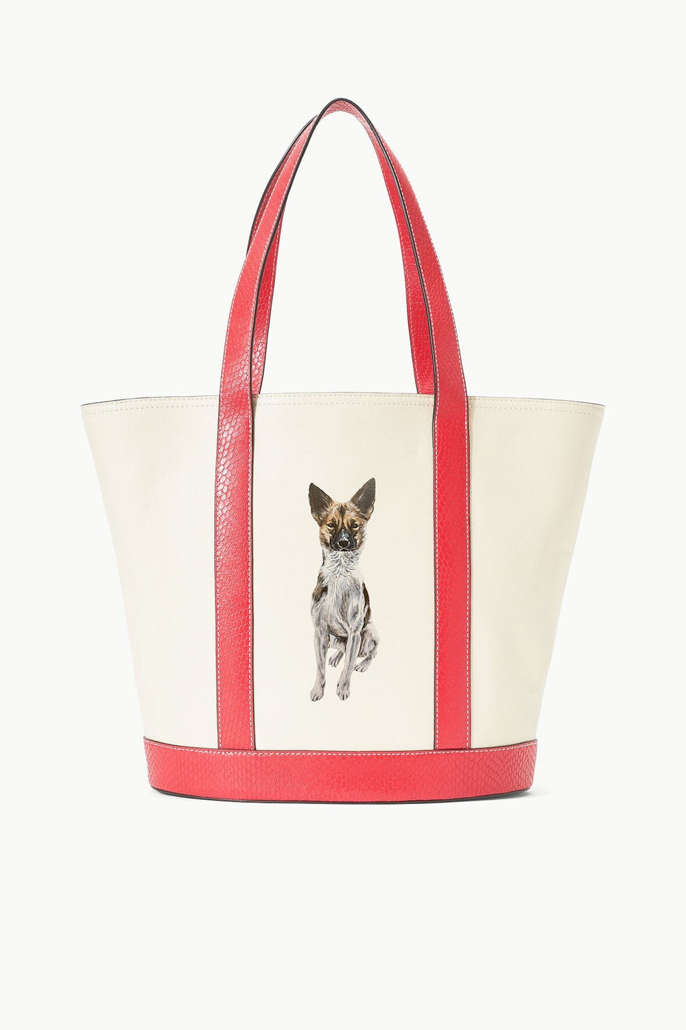 CUSTOM ALLORA TOTE CREAM RED ROSE - STAUD near me