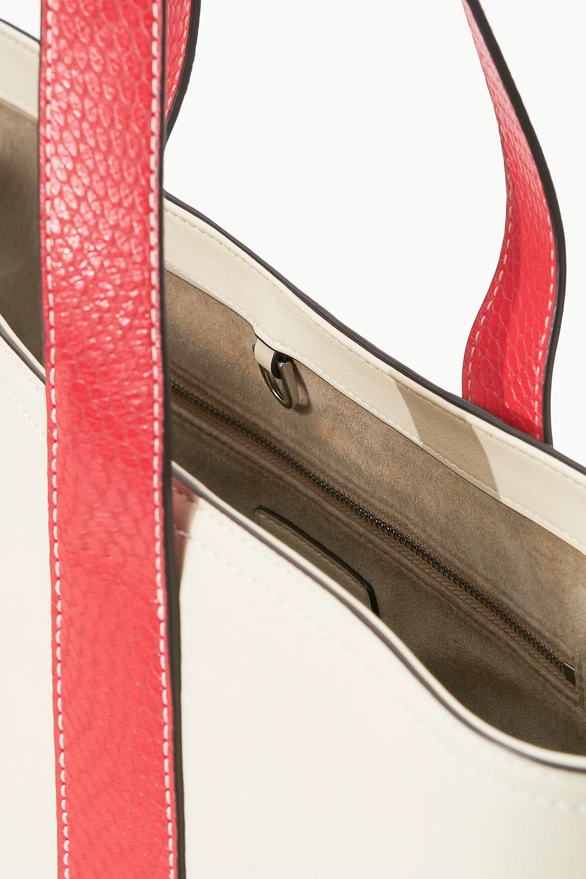 CUSTOM ALLORA TOTE CREAM RED ROSE - STAUD near me