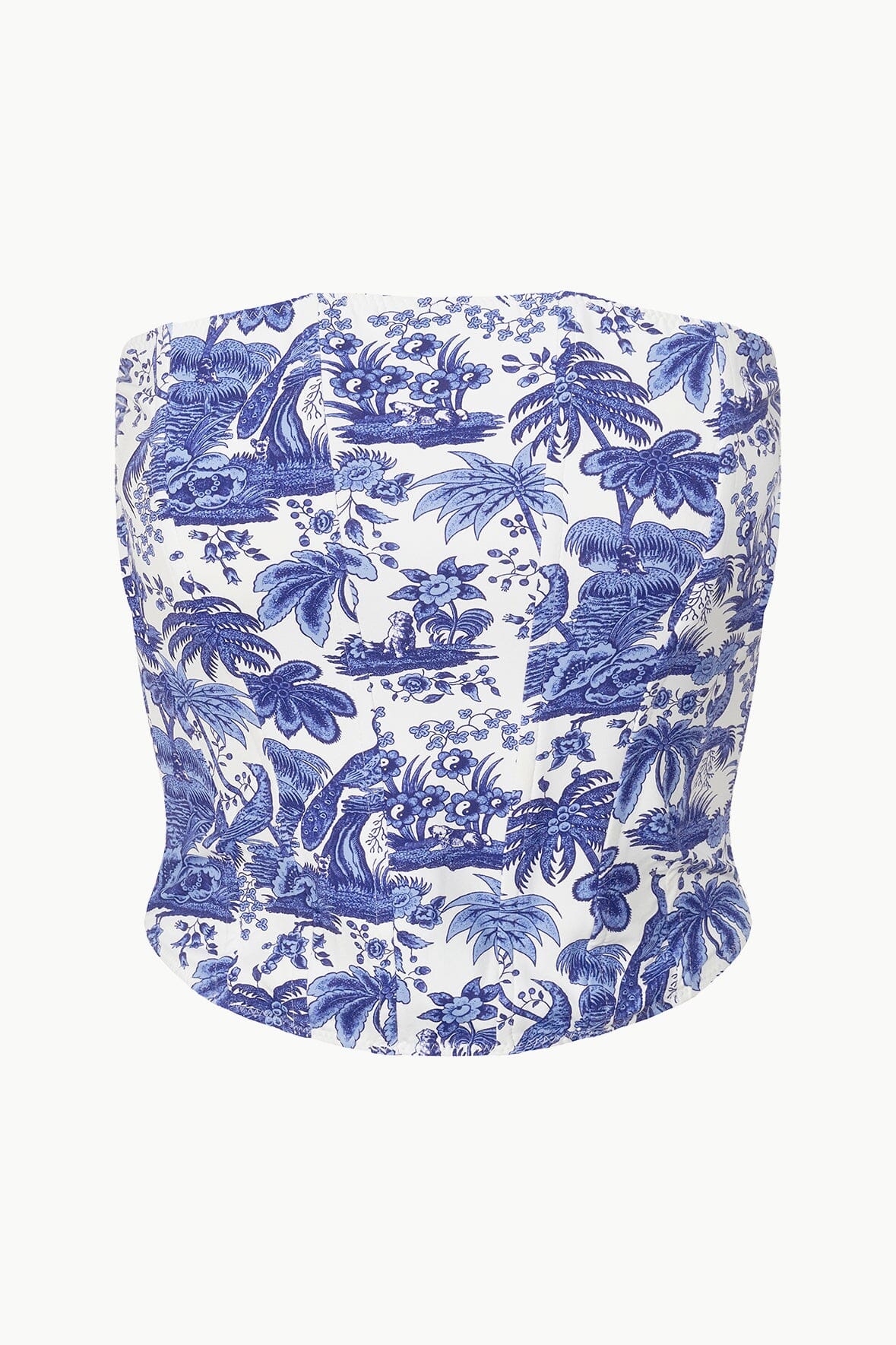 FRANCESCA BIKINI TOP BLUE TOILE - STAUD online