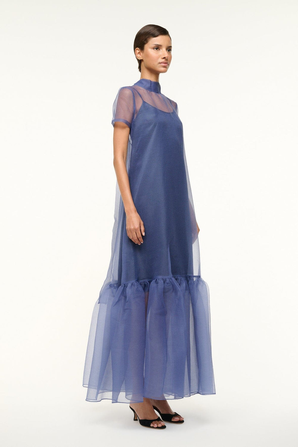 CALLUNA DRESS NAVY - STAUD online