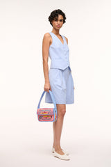 TOMMY BEADED BAG STAUDINES PINK - STAUD sale