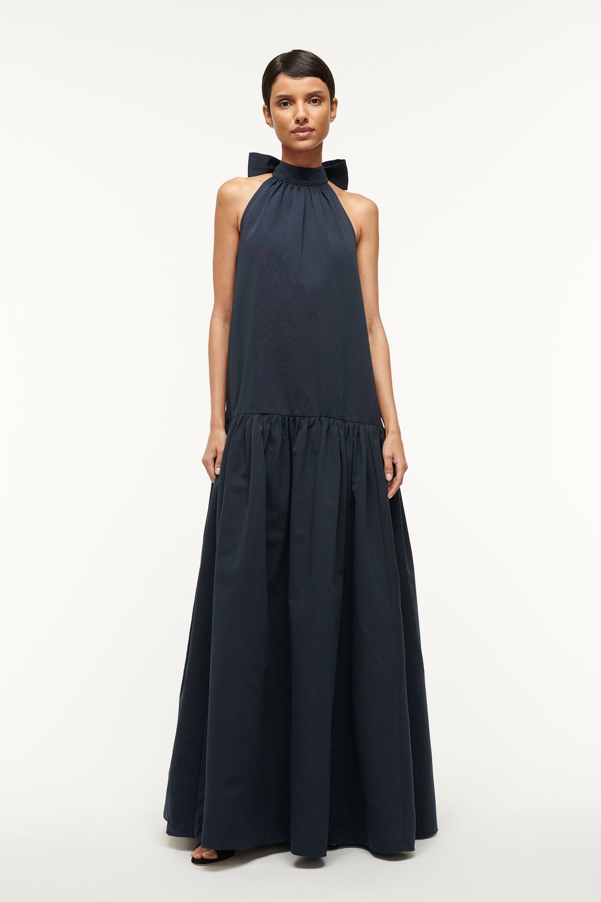 MAXI MARLOWE DRESS NAVY - STAUD sale
