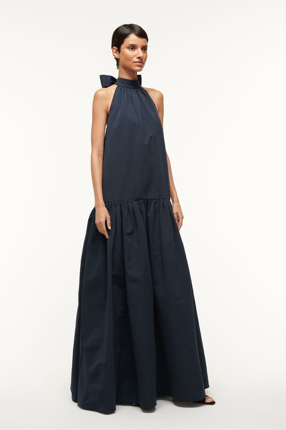 MAXI MARLOWE DRESS NAVY - STAUD sale