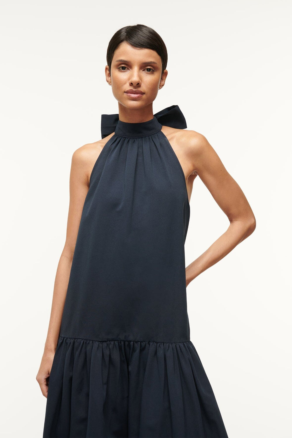 MAXI MARLOWE DRESS NAVY - STAUD sale