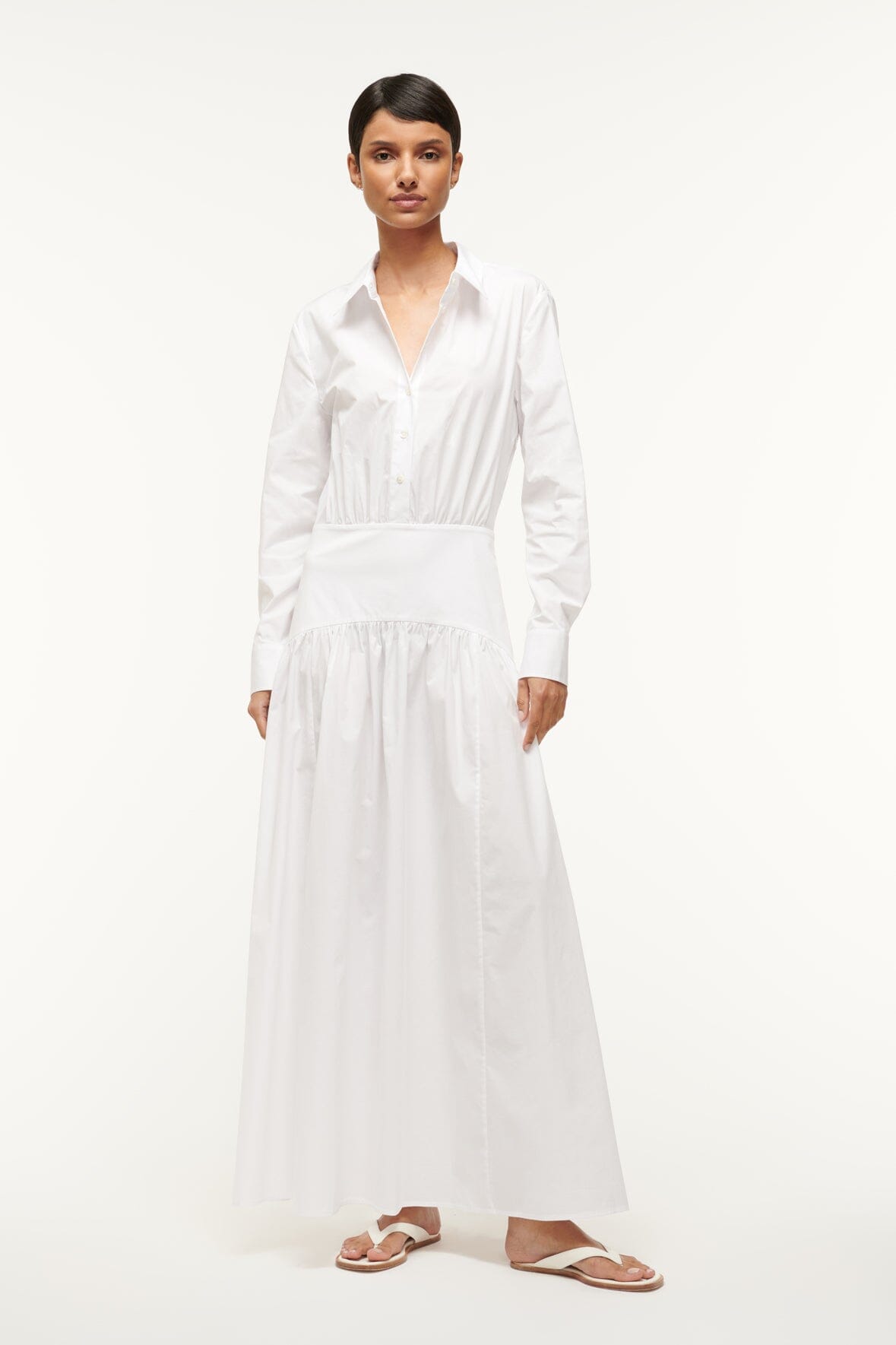 ROCCO DRESS WHITE - STAUD US