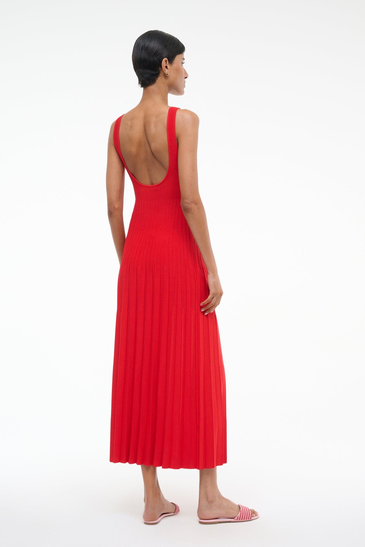 ELLISON DRESS RED ROSE - STAUD online