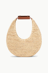 MOON RAFFIA BAG NATURAL TAN - STAUD online
