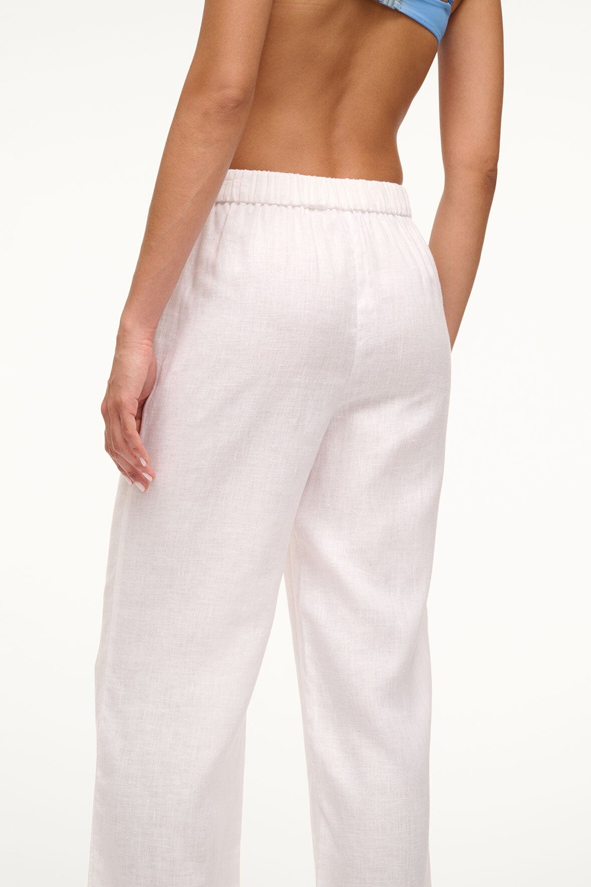 ALIZE PANT WHITE - STAUD US