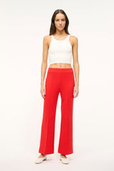 KNACK PANT RED ROSE - STAUD US