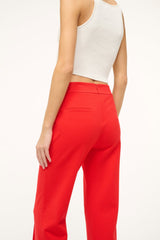 KNACK PANT RED ROSE - STAUD US