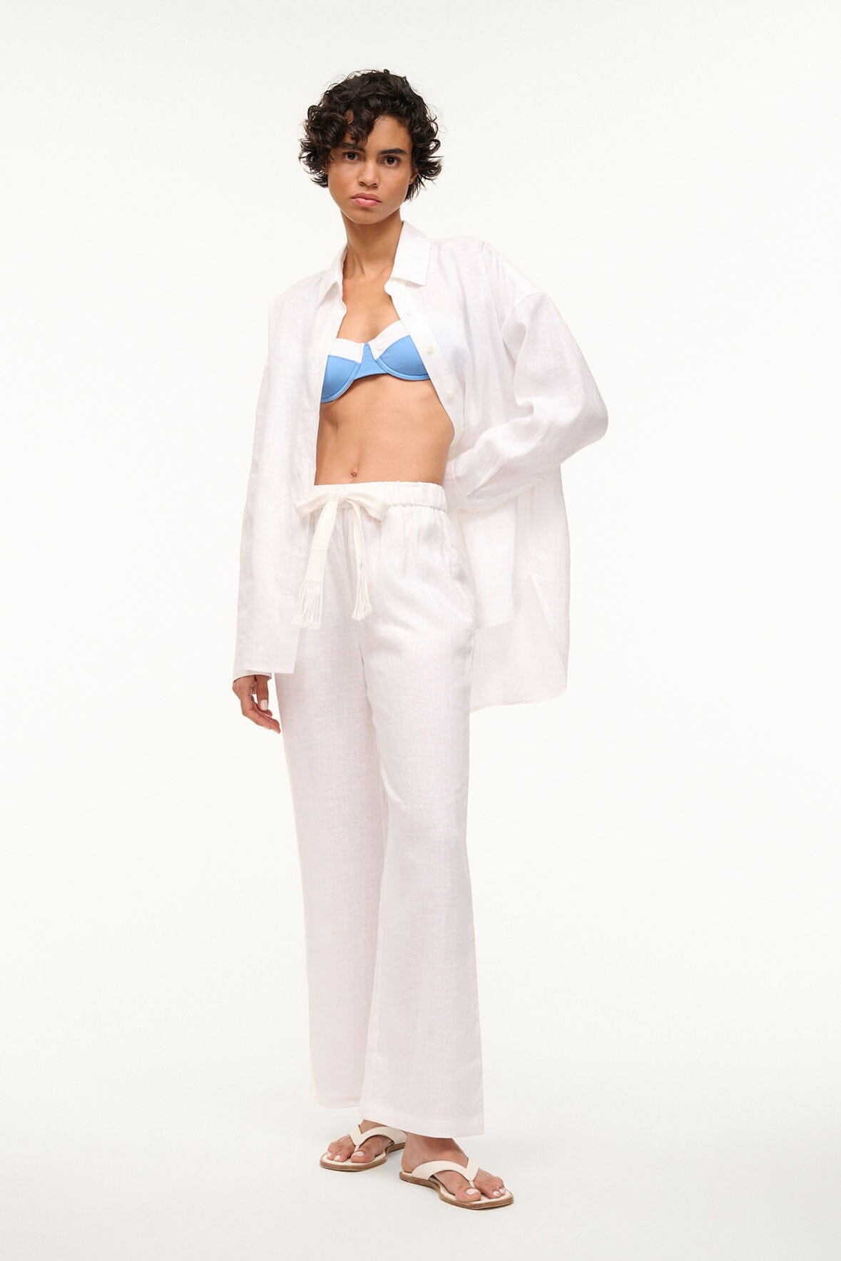 COLTON SHIRT WHITE - STAUD sale