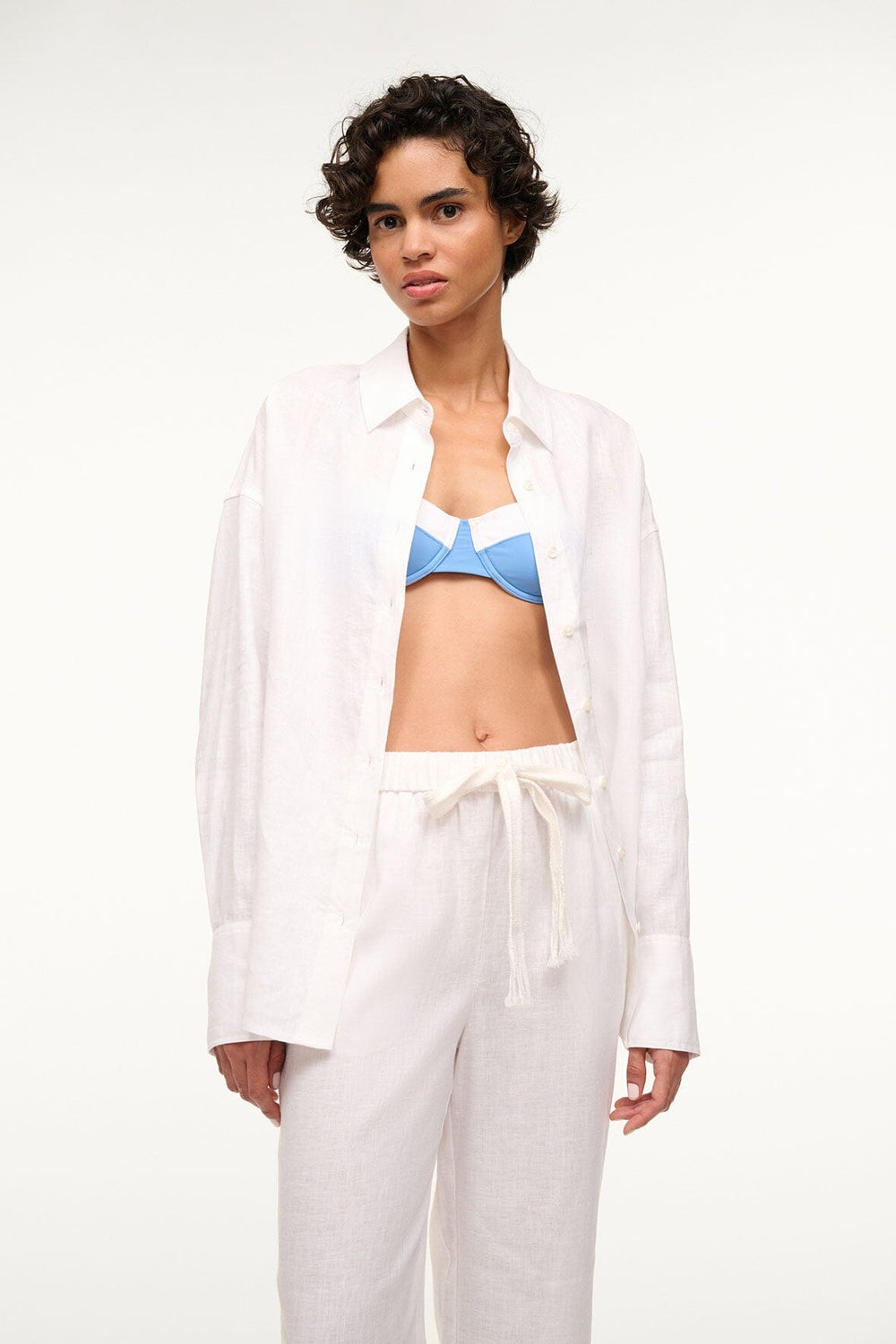 COLTON SHIRT WHITE - STAUD sale