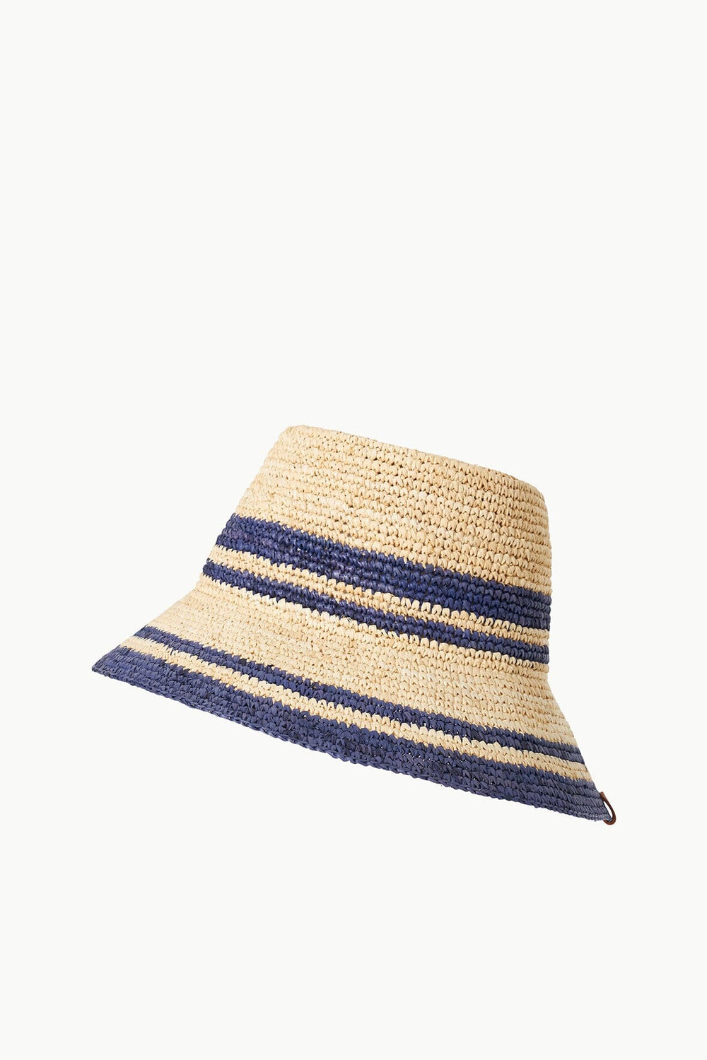RITA BUCKET HAT NATURAL NAVY - STAUD US