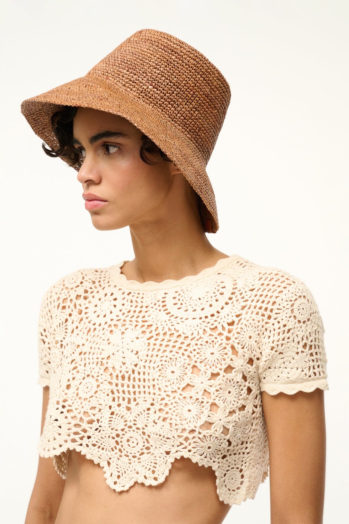 RITA BUCKET HAT TAN - STAUD US
