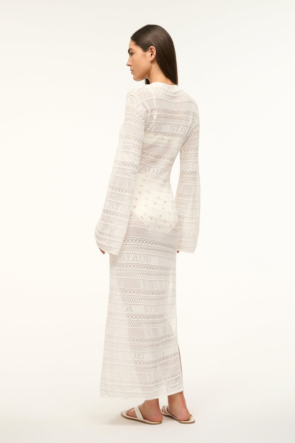 ROSSLARE DRESS IVORY - STAUD outlet