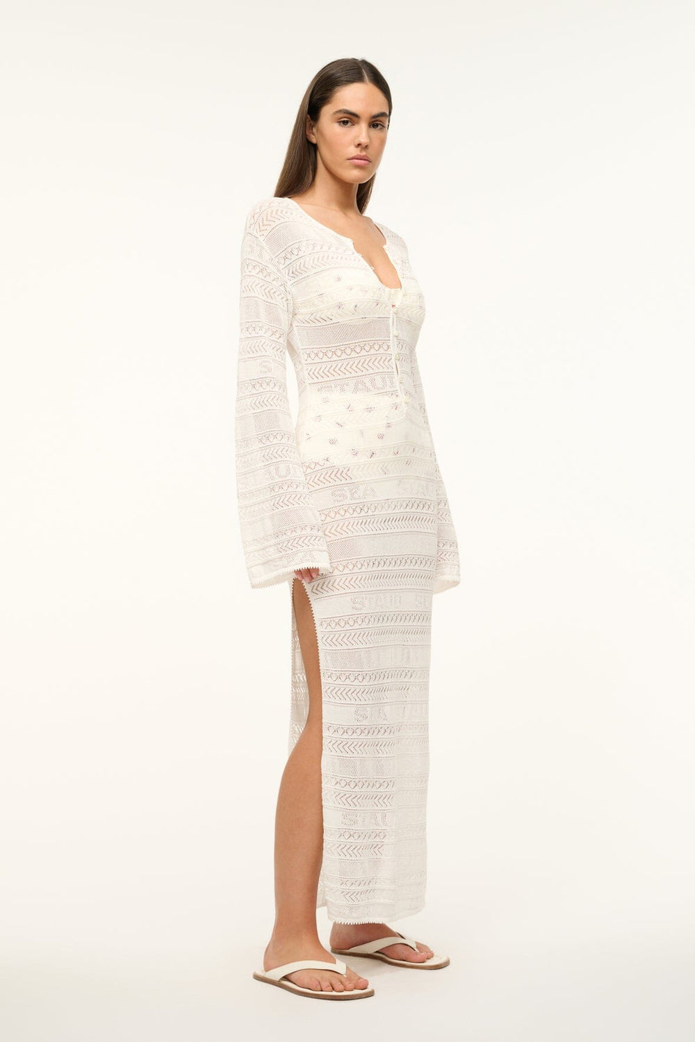 ROSSLARE DRESS IVORY - STAUD outlet