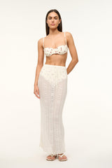ST MALO SKIRT IVORY - STAUD near me