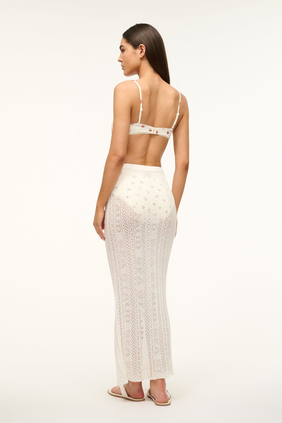 ST MALO SKIRT IVORY - STAUD near me