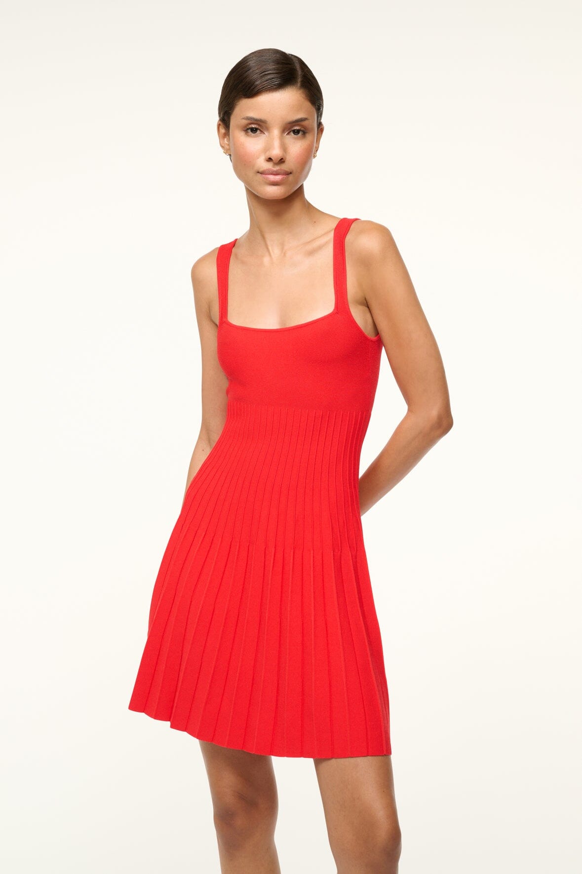 MINI ELLISON DRESS RED ROSE - STAUD sale