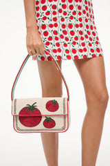 TOMMY BEADED BAG TOMATO - STAUD US