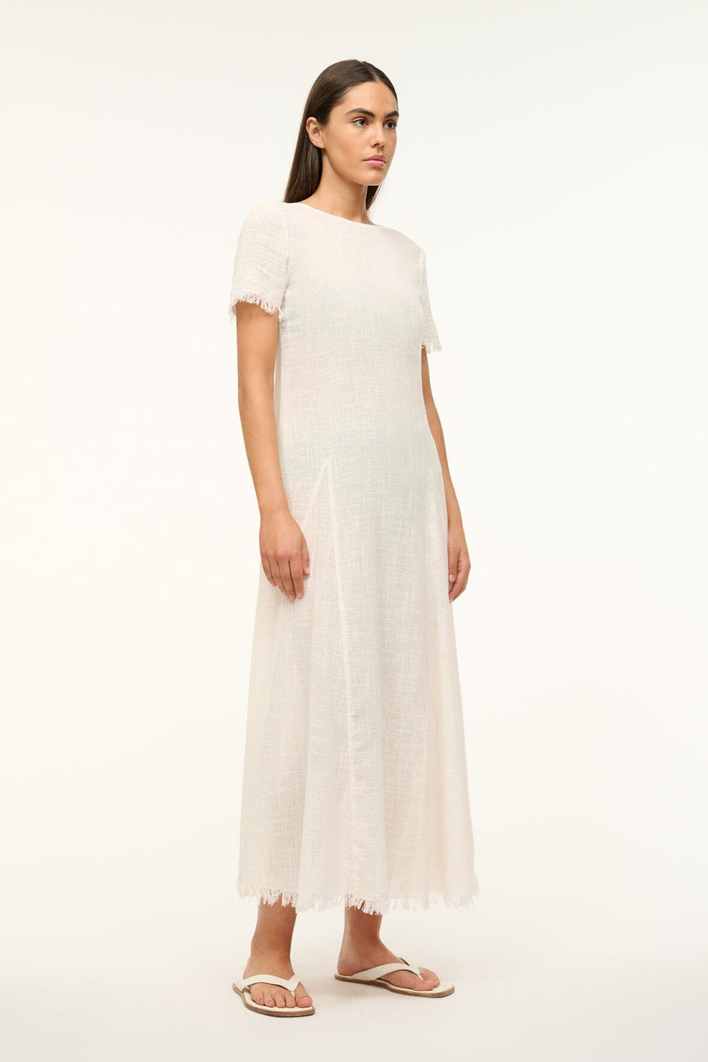 LE HAVRE DRESS BUTTERCREAM - STAUD for sale
