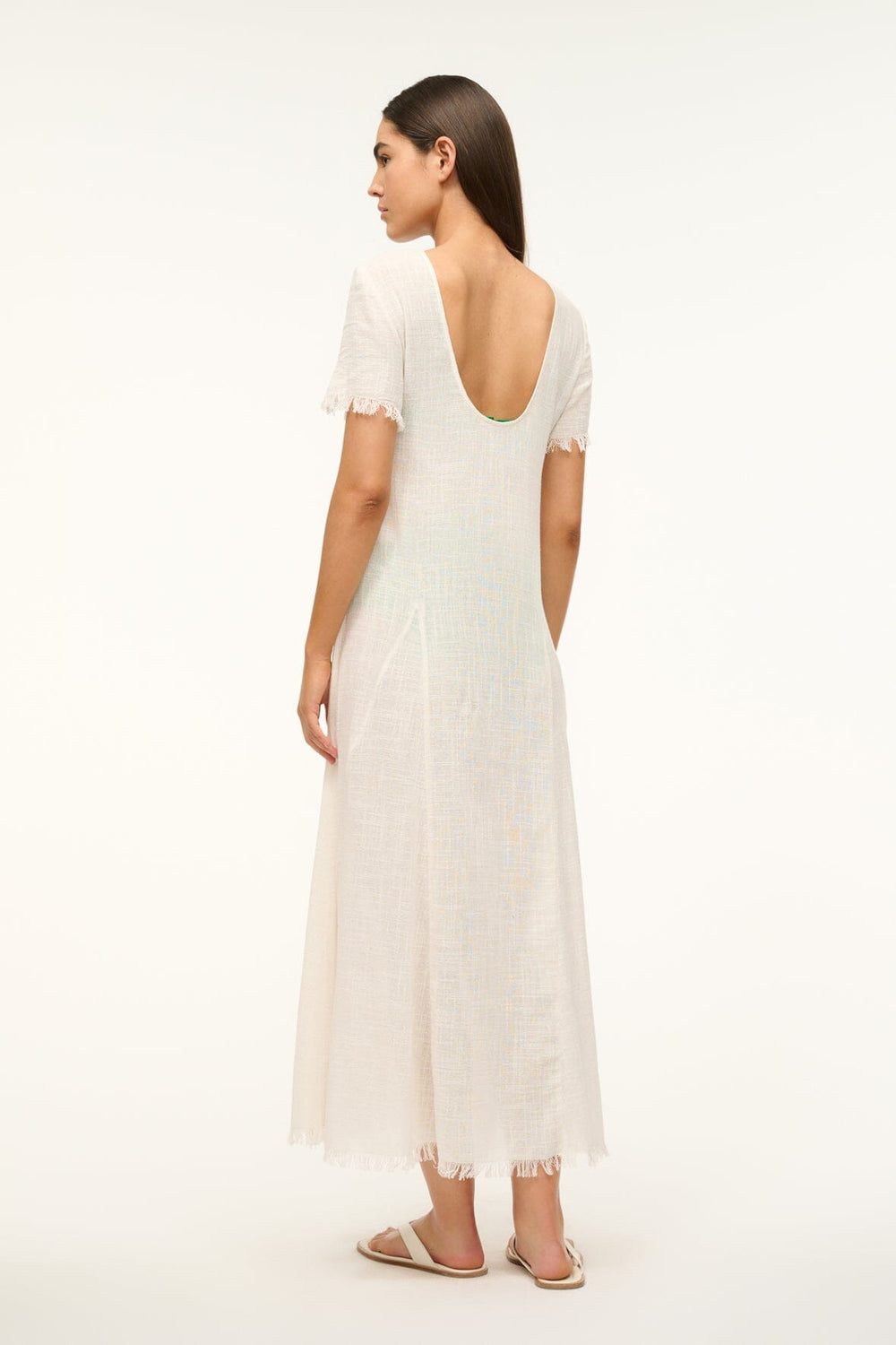 LE HAVRE DRESS BUTTERCREAM - STAUD for sale