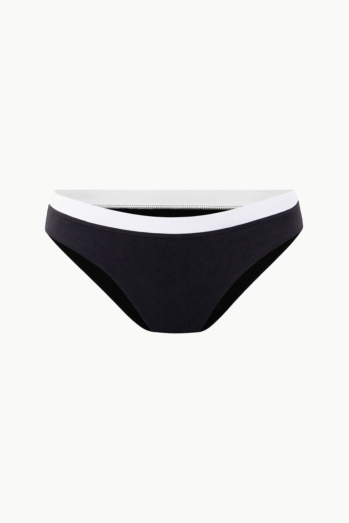 GEMMA BIKINI BOTTOM BLACK WHITE - STAUD US