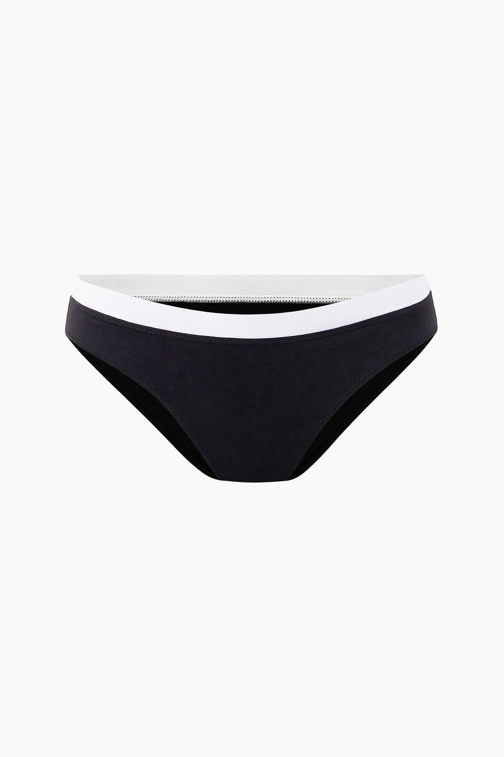 GEMMA BIKINI BOTTOM BLACK WHITE - STAUD US