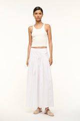 PROCIDA SKIRT WHITE - STAUD US