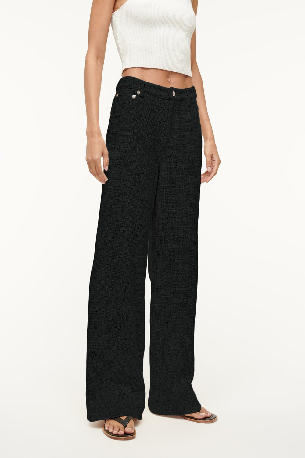 GRAYSON PANT IVORY - STAUD for sale