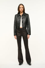 LEATHER MARINO JACKET BLACK - STAUD outlet
