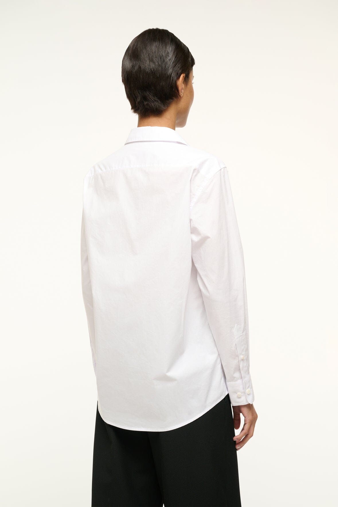 ROXBURY POPLIN SHIRT WHITE - STAUD near me